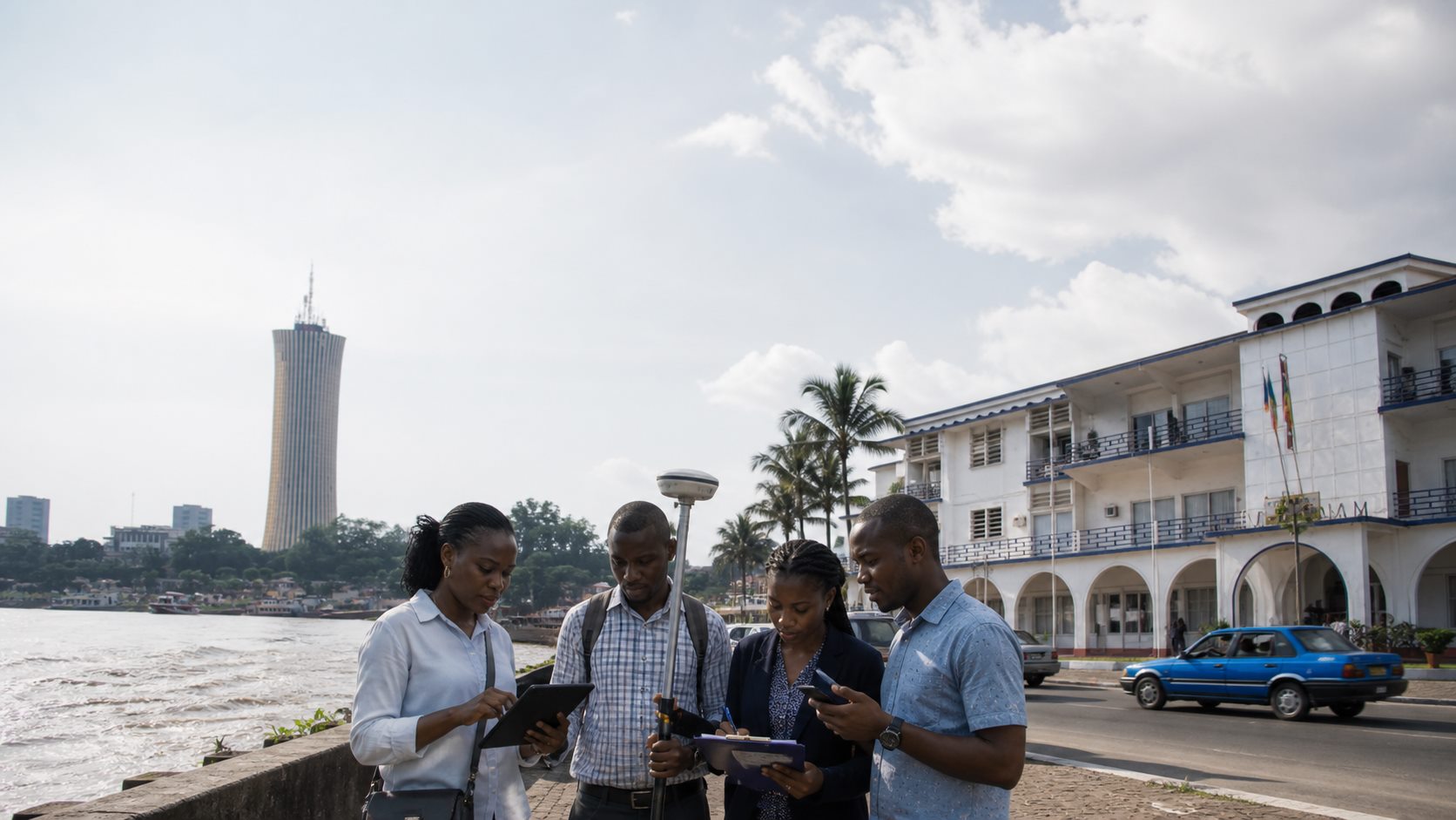 Brazzaville — Tour Nabemba et mairie